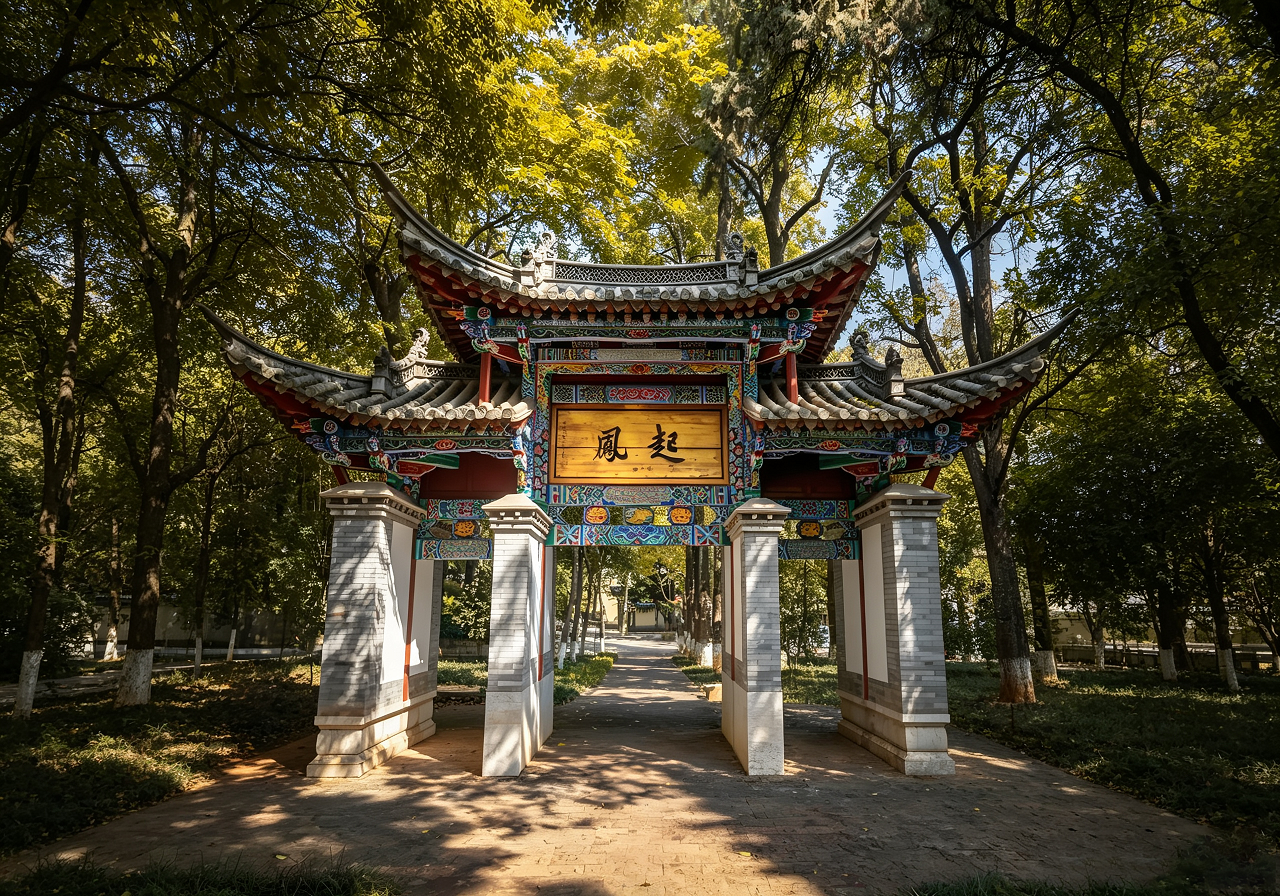 云南大学东陆校区历史建筑与校园景观